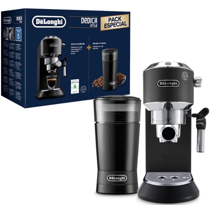CAFETERA ESPRESSO EC 685 BK + MOLINILLO (DELONGHI)