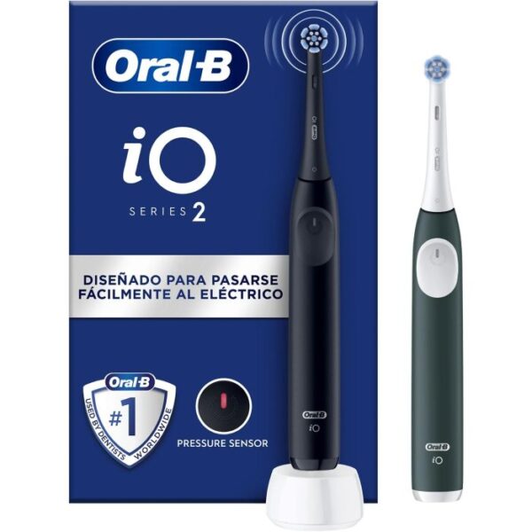 CEPILLO DENTAL IO 2 DUO NEGRO-VERDE (BRAUN)