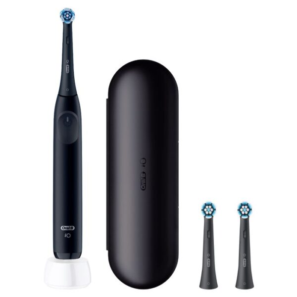 CEPILLO DENTAL IO 2 NEGRO + FUNDA + 2 REC (BRAUN)