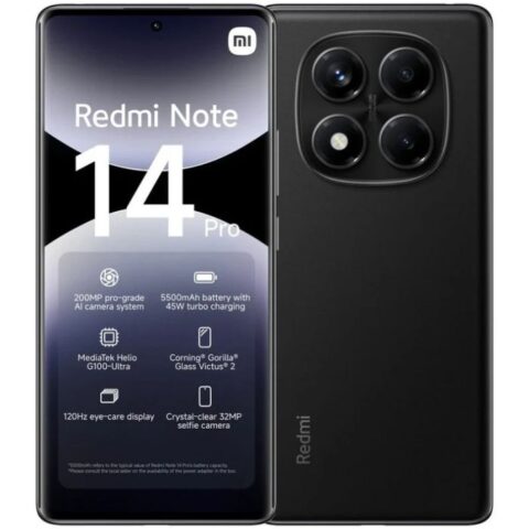 SMARTPHONE XIAOMI REDMI NOTE 14 PRO 256GB NEGRO