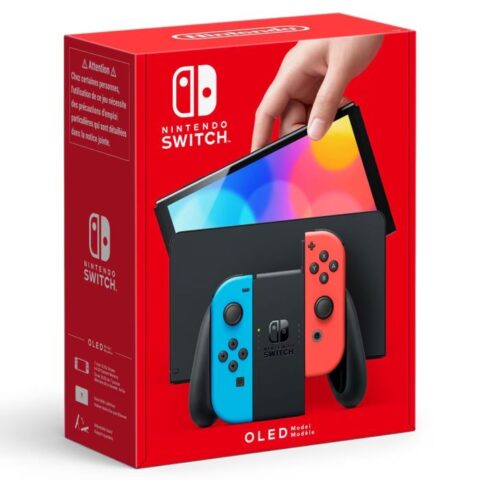 NINTENDO SWITCH OLED NEON (AZUL-ROJO)