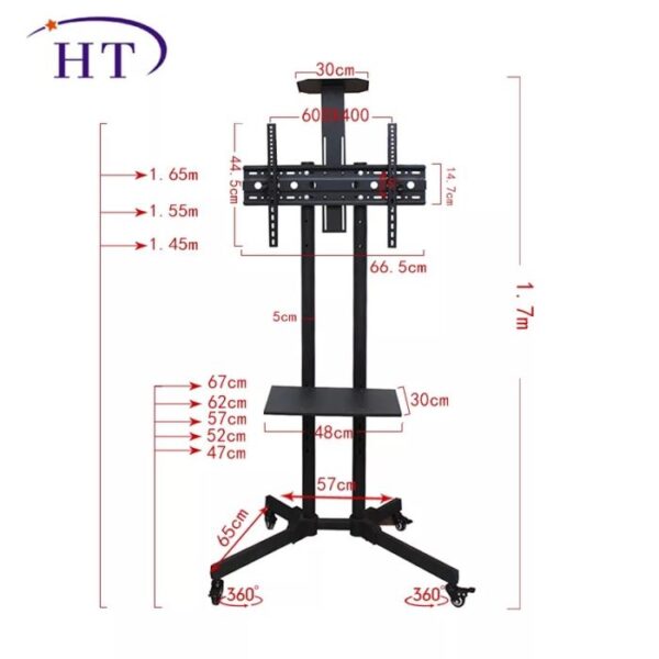 SOPORTE + BASE TV HT 1500